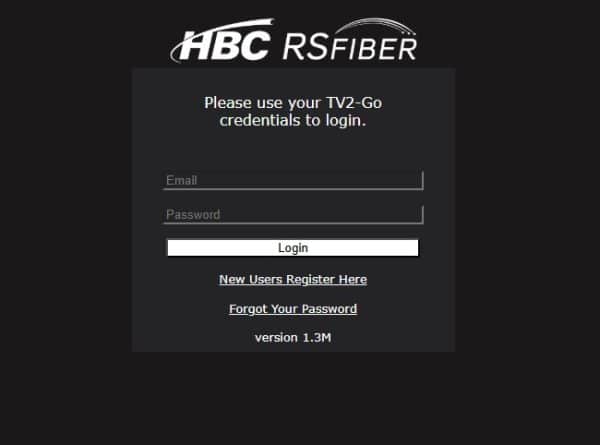 Sign In Screen - Rs Fiber